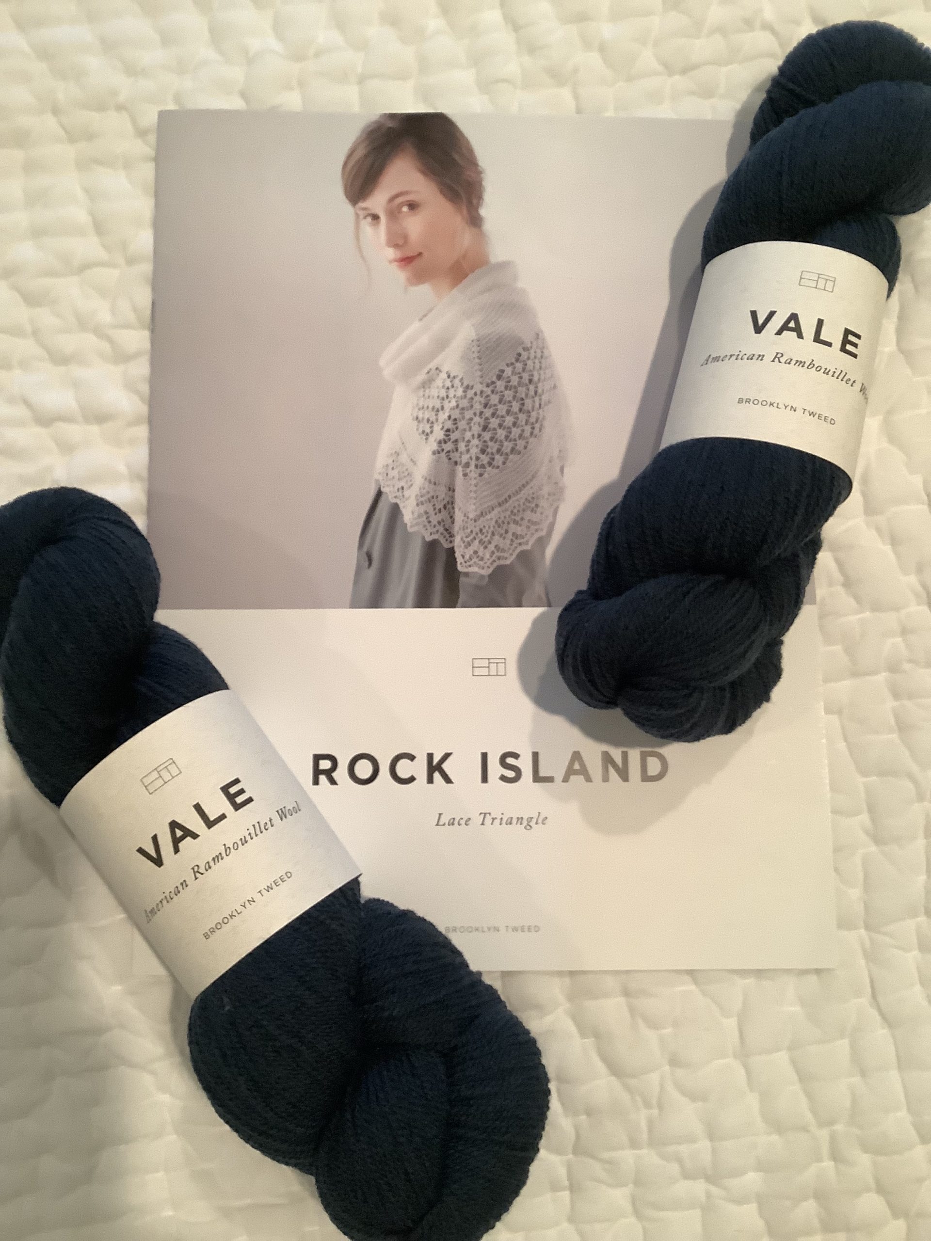 Brooklyn Tweed Rock Island Lace Triangle Kit
