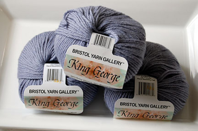 Bristol Yarn Gallery King George – Periwinkle
